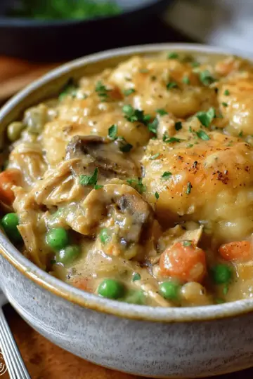 One Pot Gnocchi Chicken Pot Pie