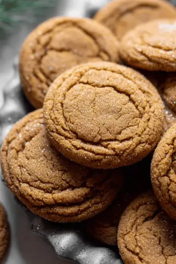 Soft Molasses Cookies