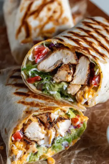 Chipotle Ranch Grilled Chicken Burrito