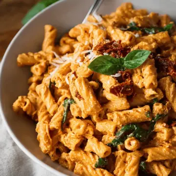 Vegan Creamy Sundried Tomato Pasta
