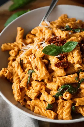 Vegan Creamy Sundried Tomato Pasta