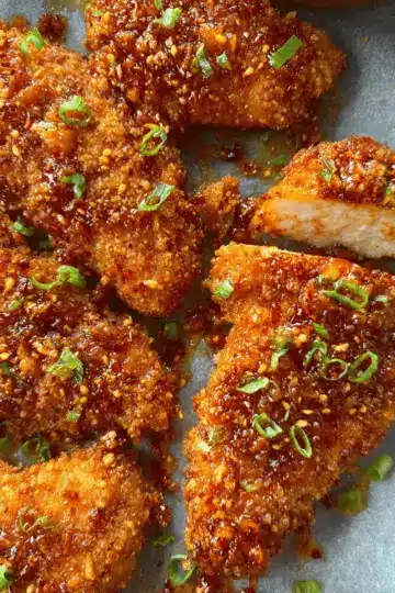 Crispy Baked Hot Honey Chicken