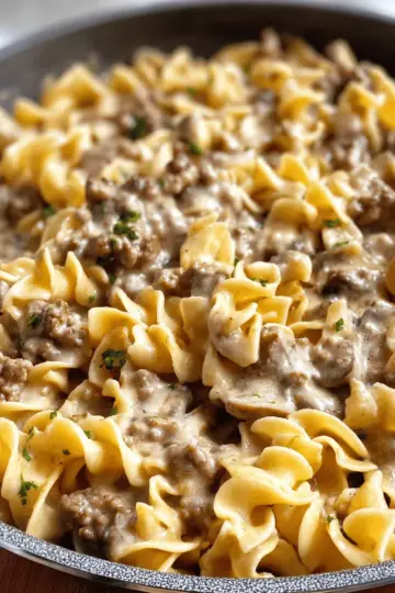 Ground Beef Stroganoff