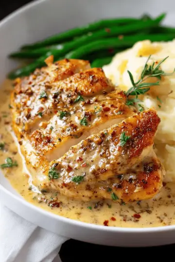 Chicken in White Wine Sauce