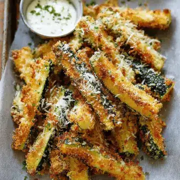 Parmesan Zucchini Fries