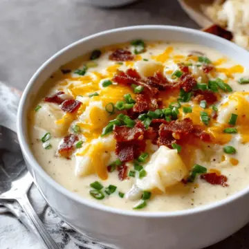 Loaded Cheesy Potato Soup