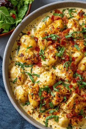 Creamy Crack Chicken Gnocchi