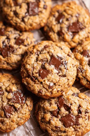 BEST Oatmeal Chocolate Chip Cookies