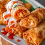 Buffalo Chicken Egg Rolls