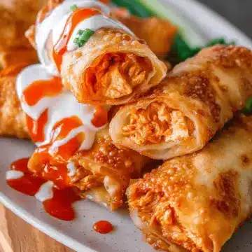 Buffalo Chicken Egg Rolls