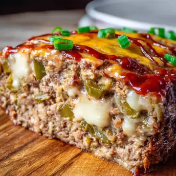 Philly Cheesesteak Meatloaf
