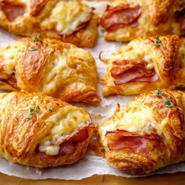 Ham and Cheese Croissants