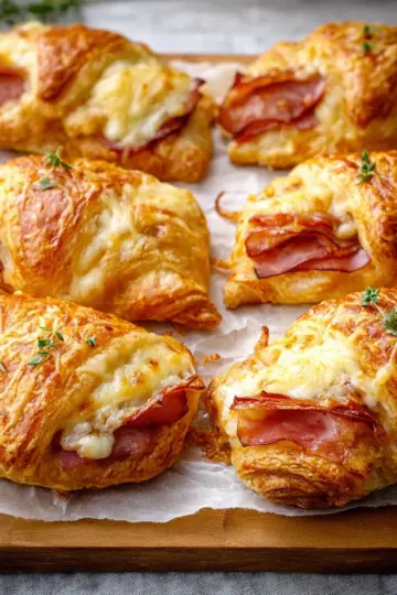 Ham and Cheese Croissants