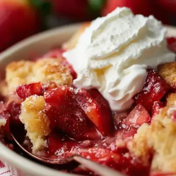 How to Make Fresh Strawberry Cobbler