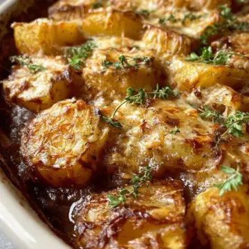 French Onion Potatoes