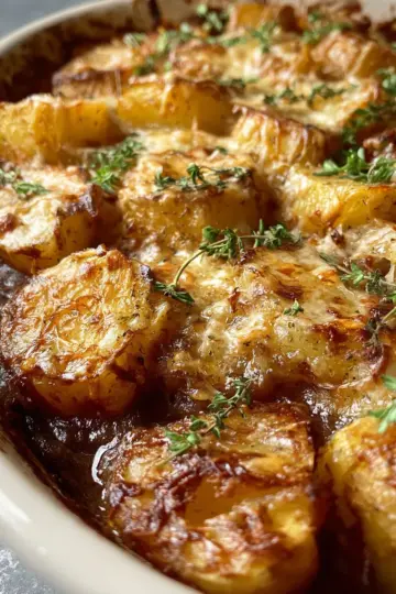 French Onion Potatoes