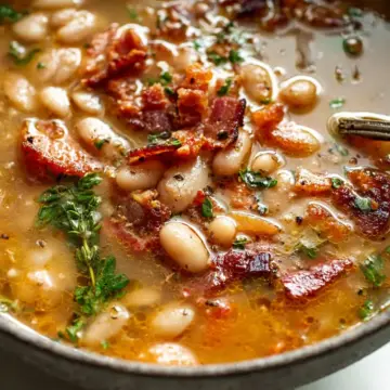 White Bean Soup with Bacon