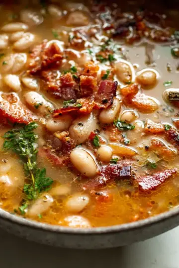 White Bean Soup with Bacon