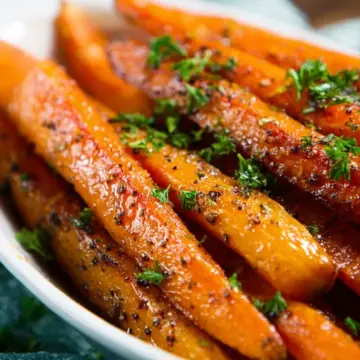 Oven Roasted Brown Sugar Carrots