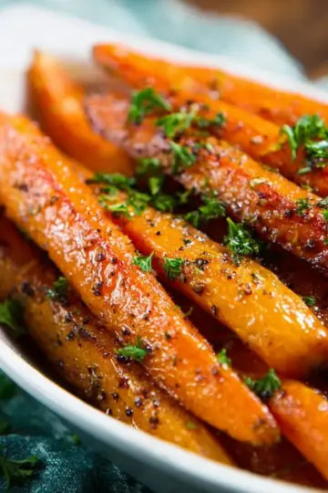 Oven Roasted Brown Sugar Carrots
