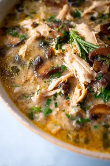 Rotisserie Chicken & Mushroom Soup