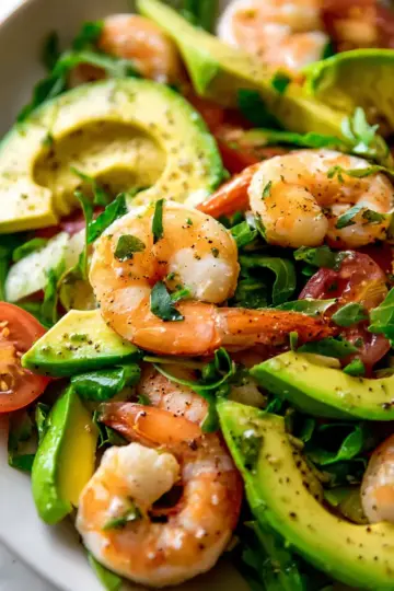 Citrus Shrimp and Avocado Salad