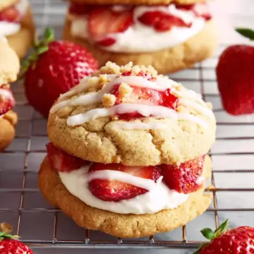 Strawberry Shortcake Cookies