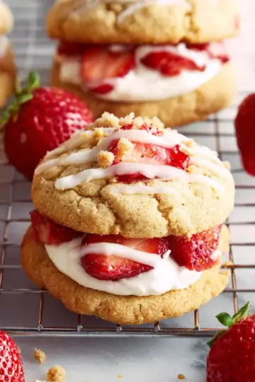 Strawberry Shortcake Cookies