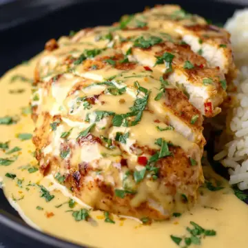 Mexican Chicken with Cheese Sauce
