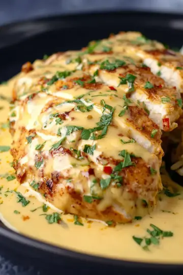 Mexican Chicken with Cheese Sauce