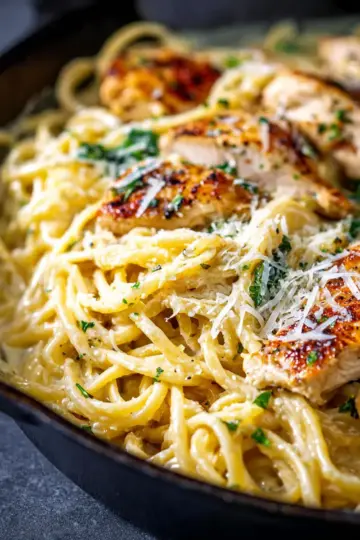 Garlic Parmesan Chicken Pasta
