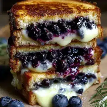 Blueberry Brie Grilled Cheese