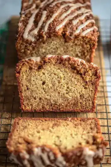 coffee cake banana bread loaf