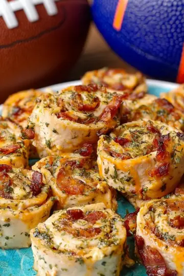 Crack Chicken Pinwheels – Football Friday