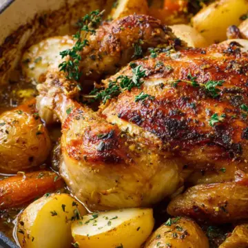 French-style chicken and potatoes