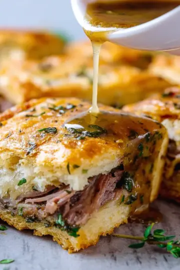 French Dip Squares