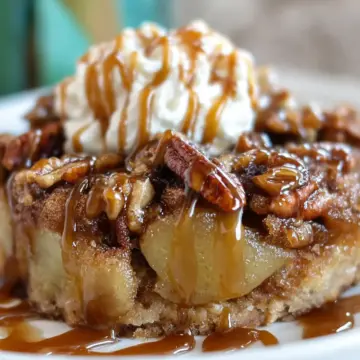Caramel Apple Pecan Cobbler