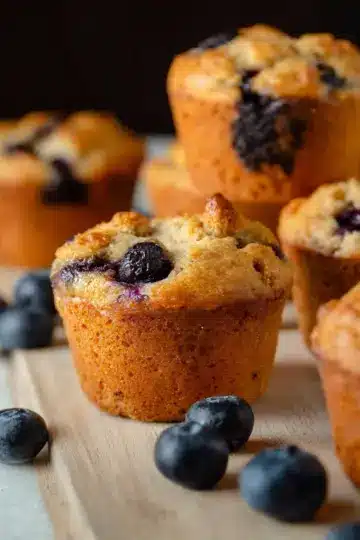 Blueberry Cottage Cheese Muffins