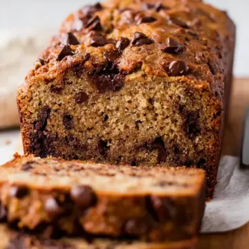 Peanut Butter Chocolate Chip Banana Bread