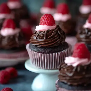 Chocolate Raspberry Cupcakes