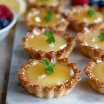 Lemon Curd Tartlets