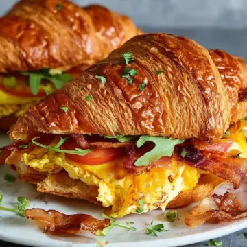 Croissant Breakfast Sandwich
