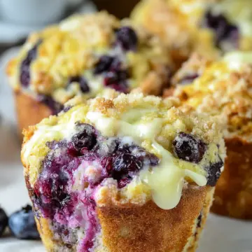 Blueberry Cream Cheese Muffins
