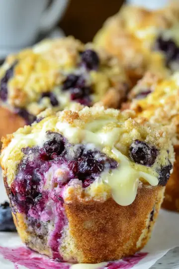 Blueberry Cream Cheese Muffins