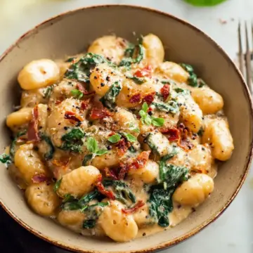 Creamy Tuscan Gnocchi