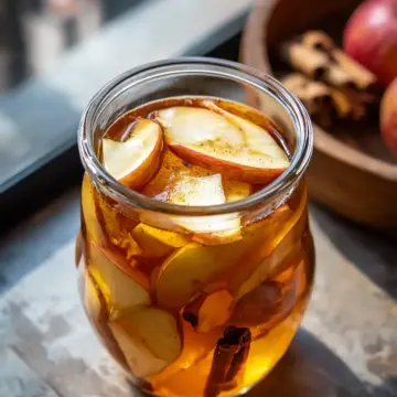 Korean Apple Tea with Ginger and Cinnamon (Saegwa Cha)