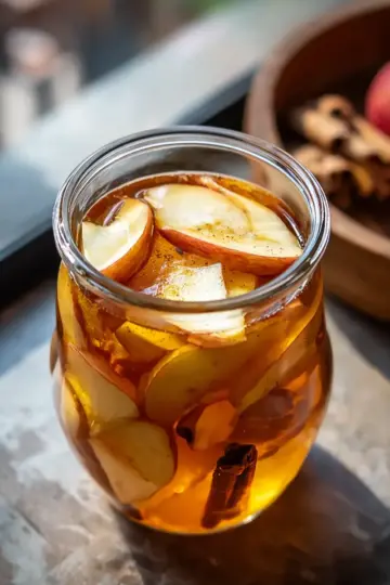 Korean Apple Tea with Ginger and Cinnamon (Saegwa Cha)