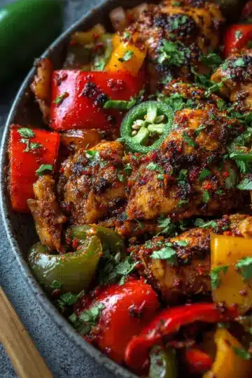 Jalapeno Chicken with Bell Peppers