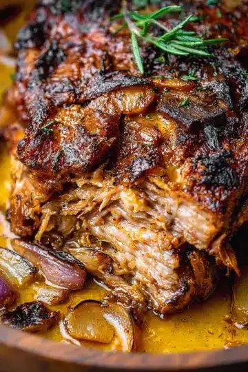 Apple Cider Braised Pork Shoulder