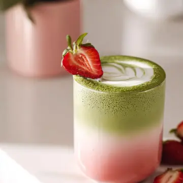 Strawberry Matcha Latte